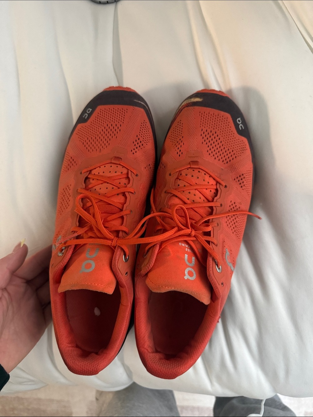 On Running Men's Orange Performance Running Shoes